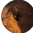 Sample of the Deep Brown finish, Metallic marble system
