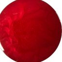 Sample of the Deep Red finish, Metallic marble system
