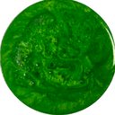 Sample of the Grass Green finish, Metallic marble system